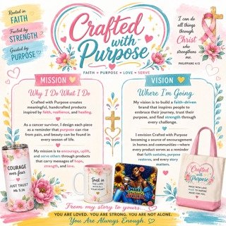 Crafted with Purpose mission and vision design